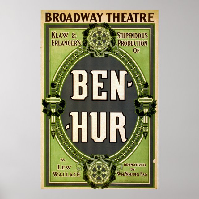 Póster Teatro Ben Hur (Frente)