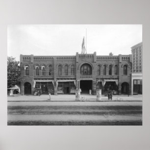 Póster Teatro Burbank, California, c1903