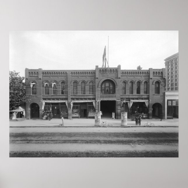 Póster Teatro Burbank, California, c1903 (Frente)