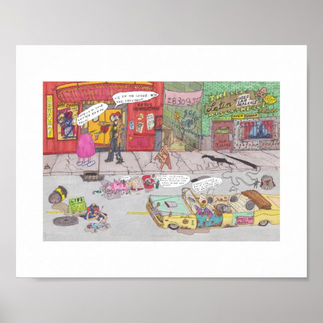 Póster Teatro Commie Time (Frente)