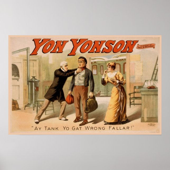 Póster Teatro de época "Yon Yonson" (Frente)