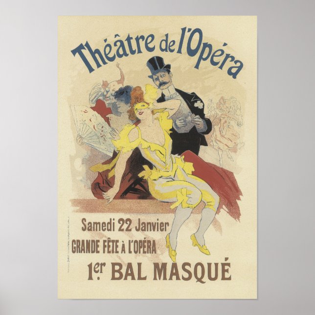 Póster Teatro de la Ópera (Frente)