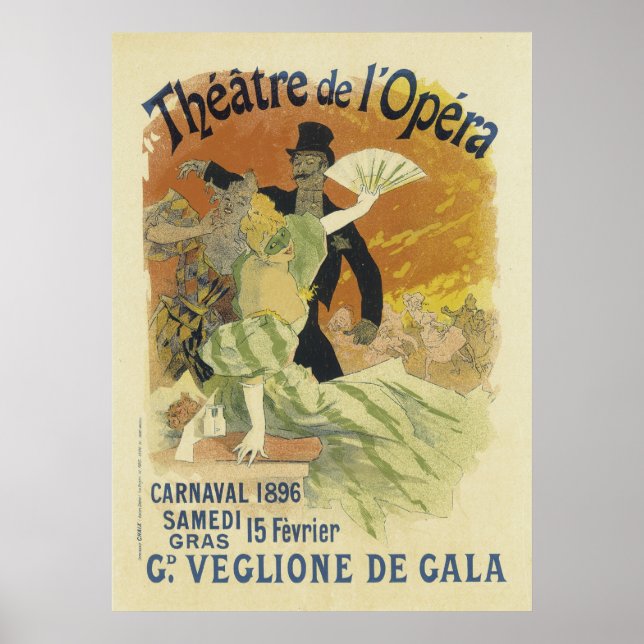 Póster Teatro de la Ópera (Frente)