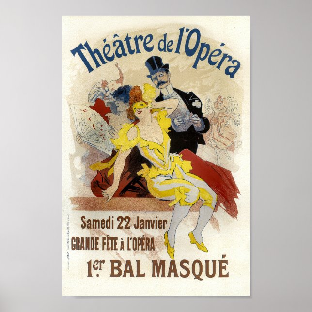 Póster Teatro de la Ópera (Frente)