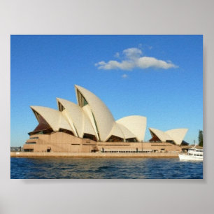Póster Teatro de la ópera de Sydney
