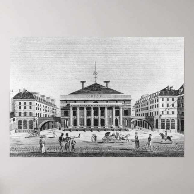 Póster Teatro de l'Odeon, 1830 (Frente)