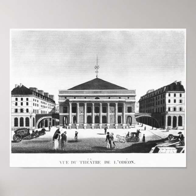 Póster Teatro de l'Odeon, c.1830 (Frente)