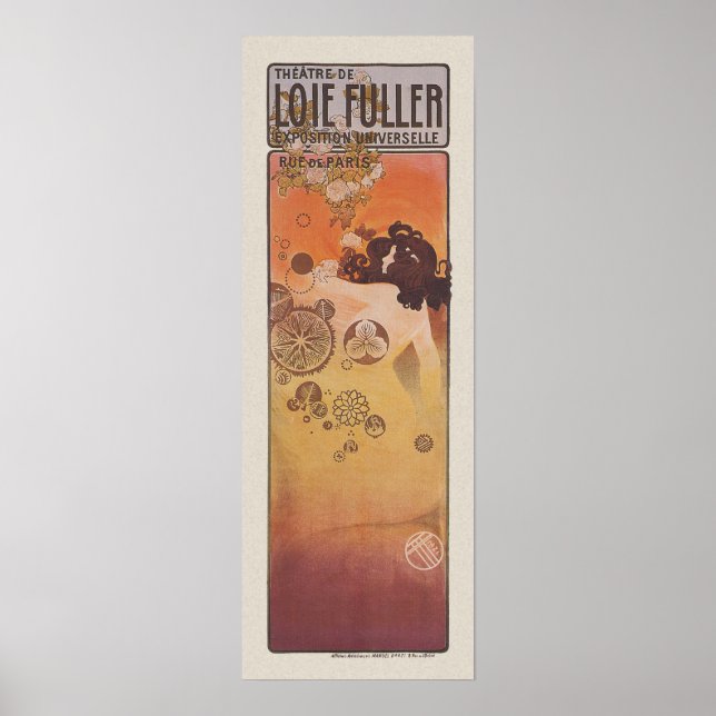 Póster Teatro De Loie Fuller Poster (Frente)