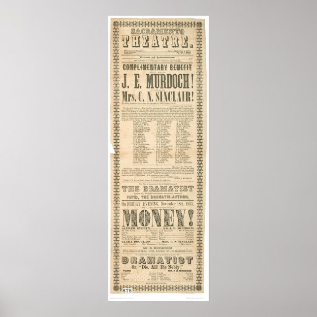 Póster Teatro de Sacramento (1431A) (Frente)