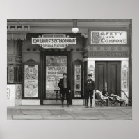 Teatro de vodevil, 1910. Foto antigua