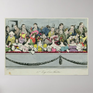 Póster Teatro del d'un de Loge de la premier