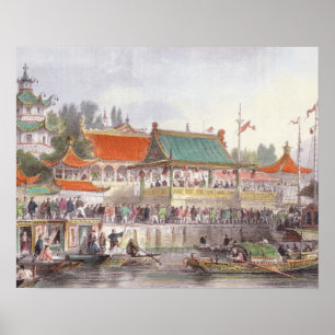 Póster Teatro en Tien-Sing, de 'China en una serie de V