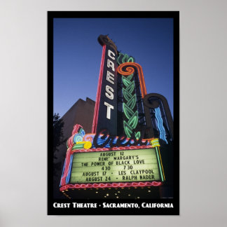 Póster Teatro escudo, Sacramento 11x17 Poster