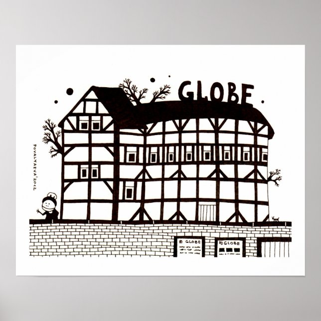 Póster Teatro Globe (Frente)