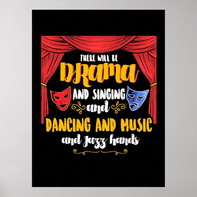 Póster Teatro Habrá Drama (Frente)