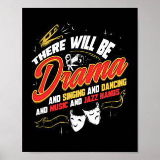 Póster Teatro Habrá Drama Gift Broadway Musical