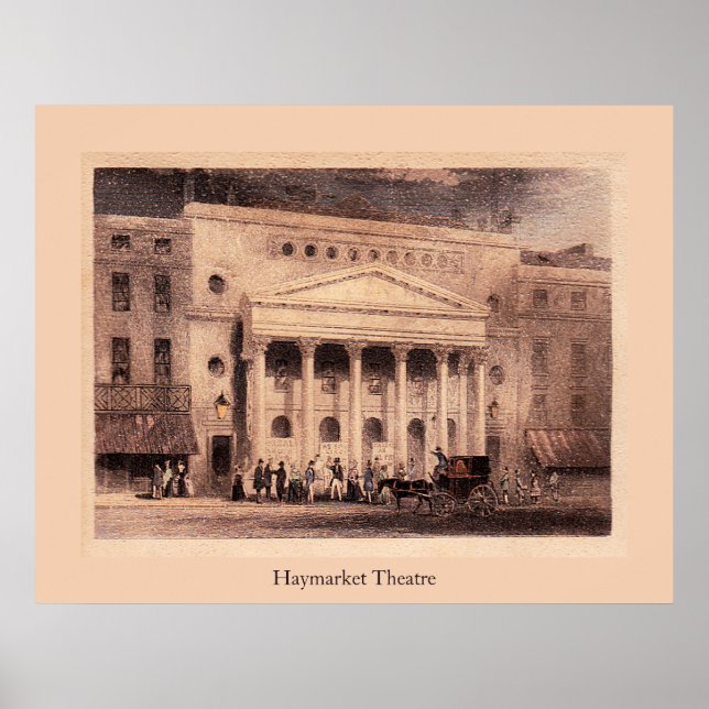 Póster Teatro Haymarket (Frente)