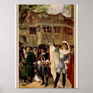 Póster Teatro Highwayman Vintage