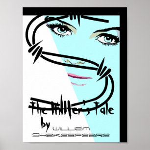 Póster Teatro La obra de relatos de invierno William Shak