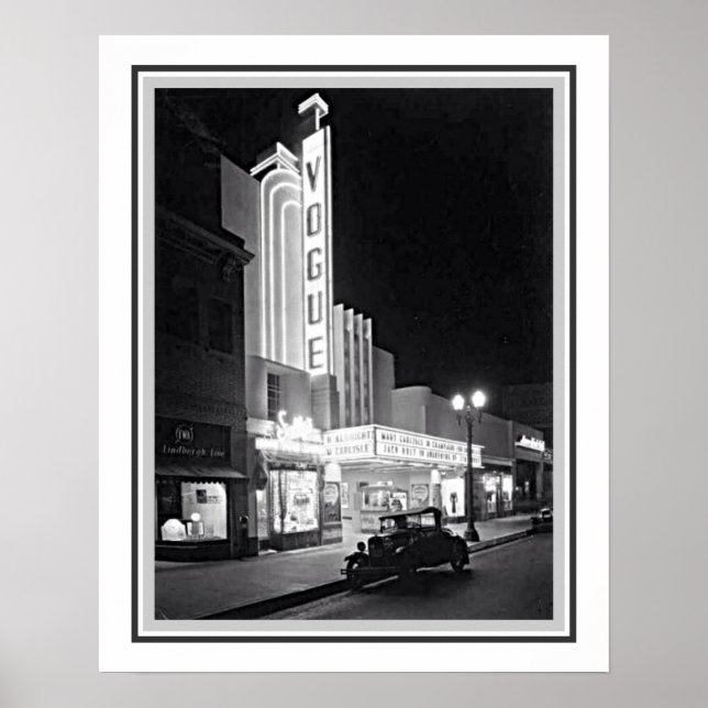 Póster Teatro La Vogue 1935 (Frente)