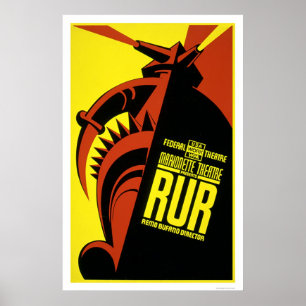 Póster Teatro Marionette 1938 WPA