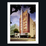 Póster Teatro Oakland Art Deco<br><div class="desc">Arquitectura Art Deco Pintura digital de una foto del gobierno de Estados Unidos del Teatro Paramount 2025 Broadway,  Oakland,  Condado de Alameda,  CA</div>