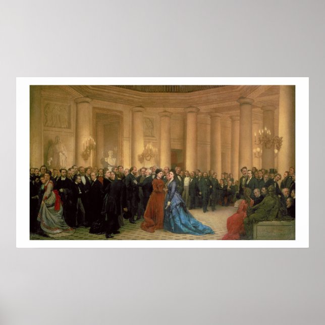 Póster Teatro Odeon, París, 1869 (aceite sobre lienzo) (Frente)