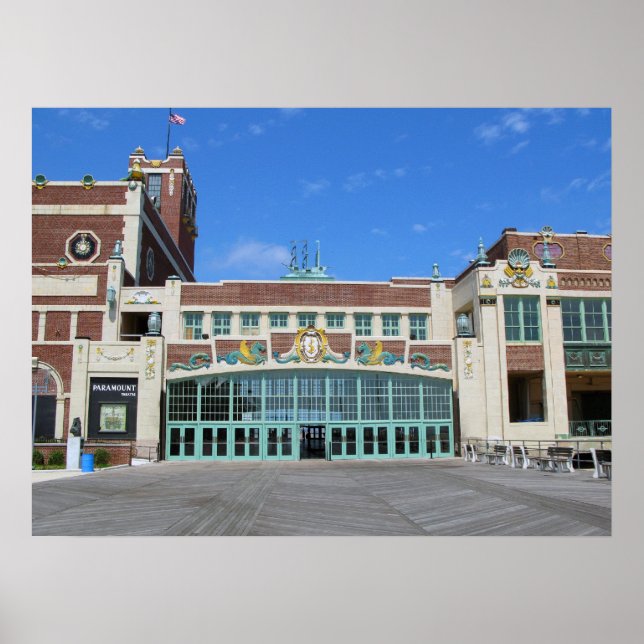 Póster Teatro Paramount / Teatro Asbury Park NJ (Frente)