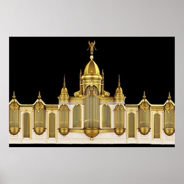 Póster Teatro Pipe Organ Wall Art Poster (Frente)