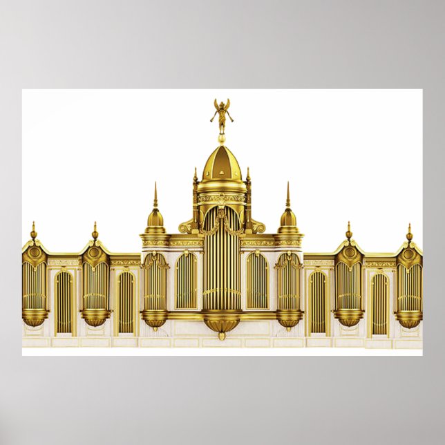 Póster Teatro Pipe Organ Wall Art Poster (Frente)