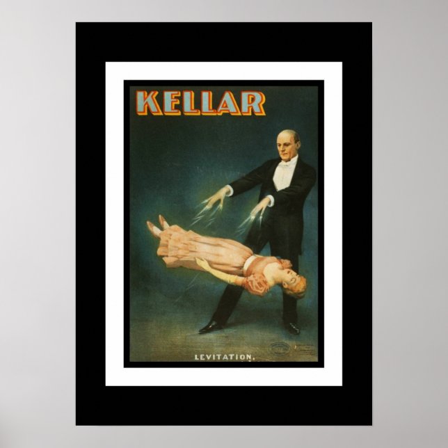 Póster Teatro poster Vintage Kellar Magican (Frente)