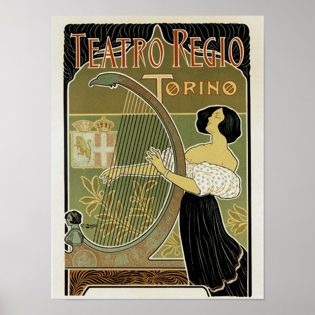 Póster Teatro Regio Torino (Frente)