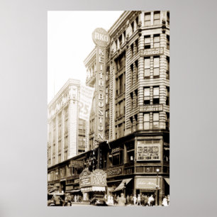 Póster Teatro RKO Keith en Boston en 1930