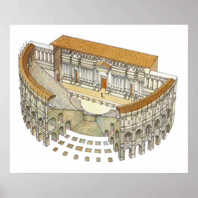 Póster Teatro romano (Frente)