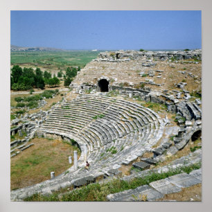 Póster Teatro romano, siglos I y II d.C.