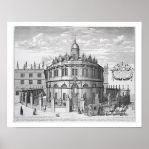 Póster Teatro Sheldonian, Oxford, de 'Oxonia Illustrat