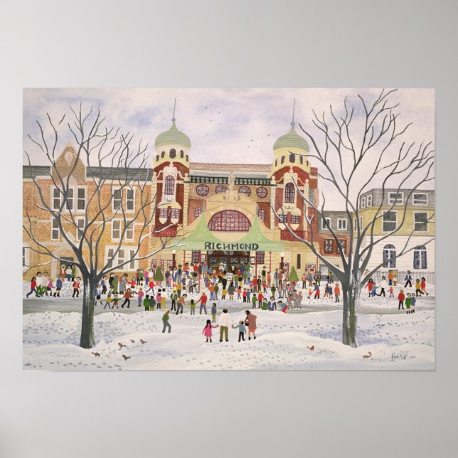 Póster Teatro Surrey de Richmond 1988 (Frente)