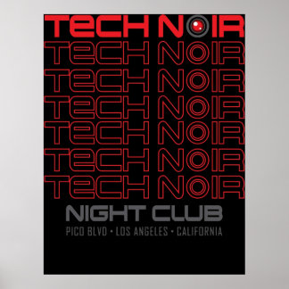 PÓSTER TECH NOIR