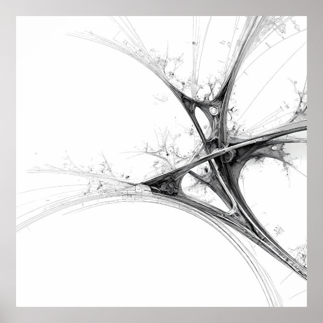 Póster Technical Design: Architectonic Fractal Vine  (Frente)