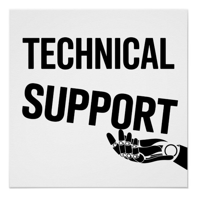 PÓSTER TECHNICAL SUPPORT (Anverso)