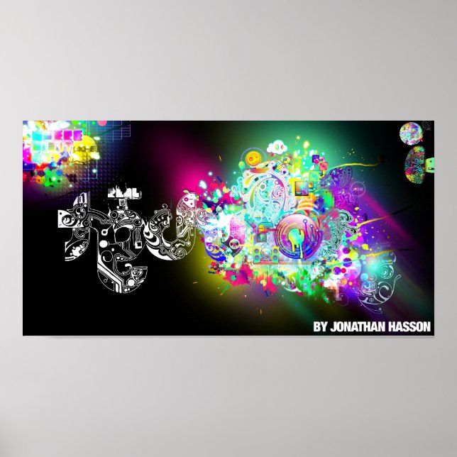 Póster Techno (Frente)