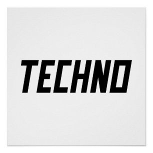 Póster TECHNO Music