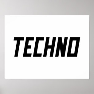Póster TECHNO Music