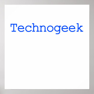 Póster Technogeek