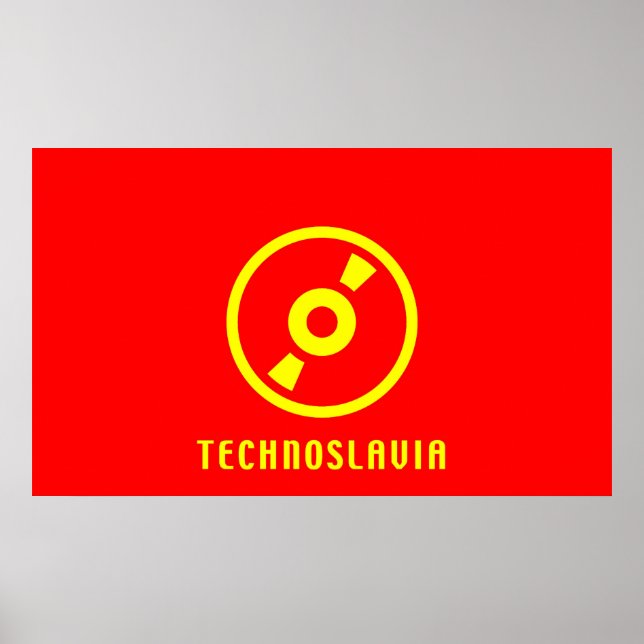 Póster Technoslavia (Frente)