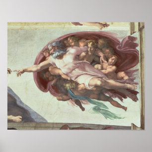 Póster Techo de la capilla de Sistine