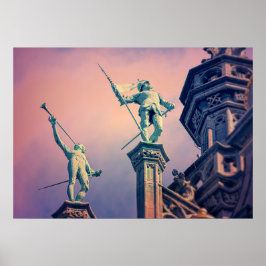Póster Techo de la Maison du Roi en Grand Place en Brusel