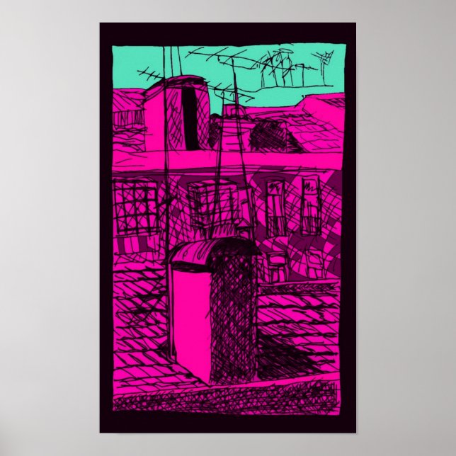 Póster techo de lisboa (Frente)