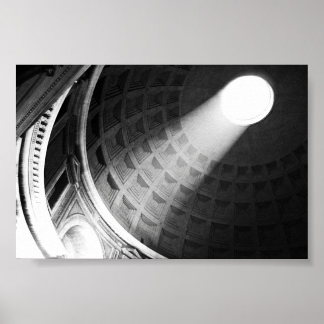 Póster Techo Panteón - Roma, Italia (Frente)