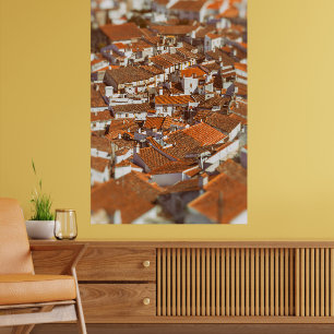 Póster Techos de Castelo de Vide. Alentejo, Portugal.